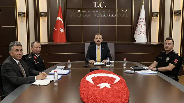 Ağrı'da okul güvenliği için yeni dönem tedbirleri masaya yatırıldı
