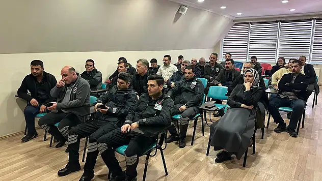 Ağrı'da özel güvenlik personeline KAAN eğitimi verildi