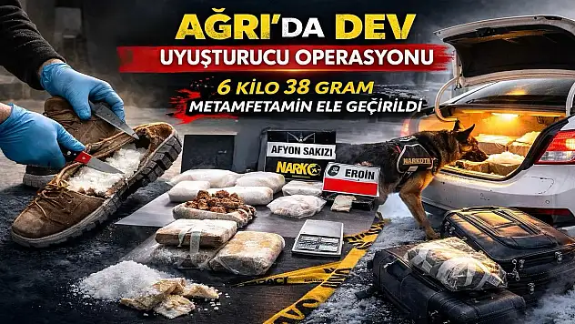 Ağrı'da sınır hattında büyük operasyon: 8 kişi tutuklandı