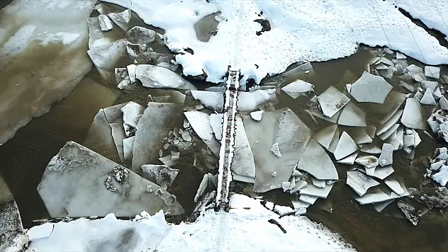 Ağrı'da soğuk hava kendini yeniden hatırlattı