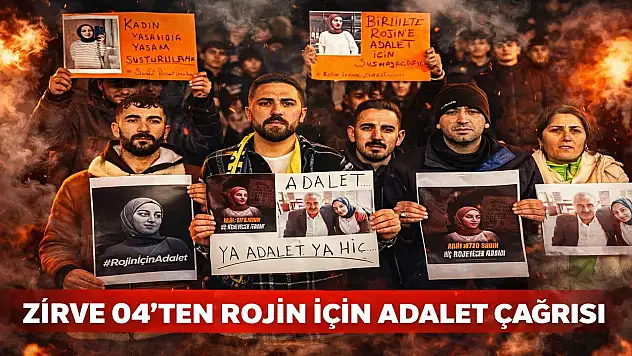 Ağrı'da taraftarlar Rojin için sessiz kalmadı