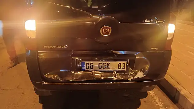 Ağrı'da trafikte dikkatsizlik kazaya neden oldu