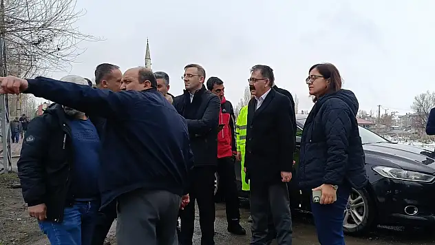 Ağrı'da valilik ve belediyeden ortak sel riski incelemesi