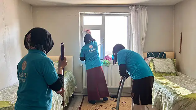 Ağrı'da 'Vefa Projesi' ile 1.058 vatandaşa evde destek