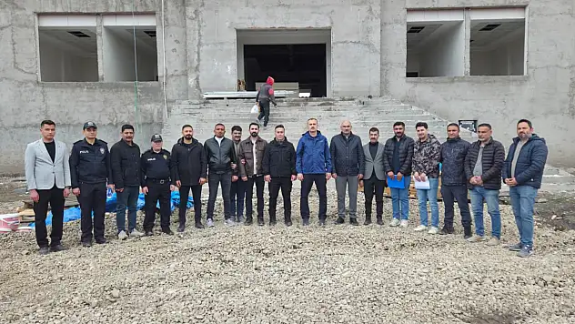 Ağrı'da yeni emniyet binasında kritik aşamaya gelindi