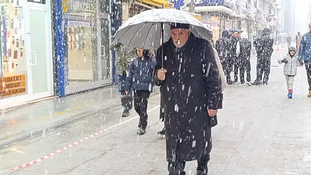 Ağrı'da yeniden kar etkili oldu