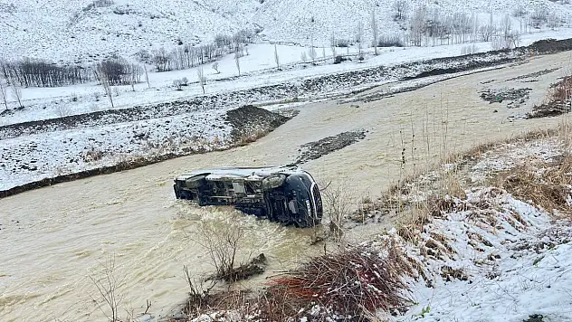 Ağrı'dan Muş'a giden minibüs dereye uçtu: 8 yaralı