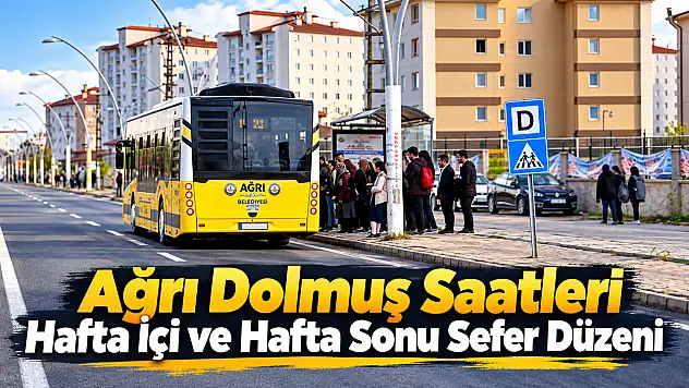 Ağrı Dolmuş Saatleri Hafta İçi ve Hafta Sonu Sefer Düzeni