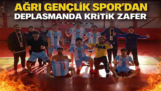 Ağrı Gençlik Spor'dan deplasmanda kritik zafer