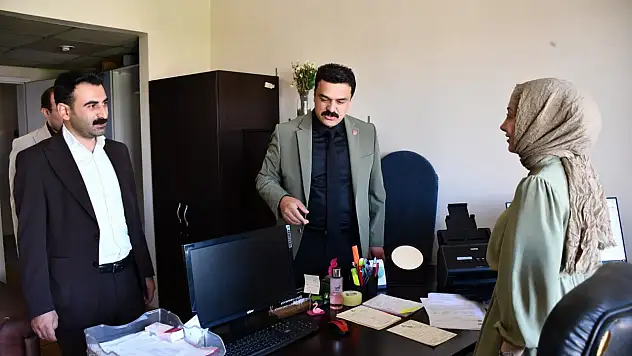 Ağrı İl Sağlık Müdürü Acu'dan 112 başhekimliği'ne ziyaret