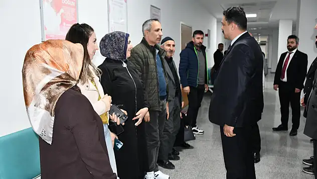 Ağrı İl Sağlık Müdürü Dr. Mehmet Acu'dan hastaneye ilk ziyaret