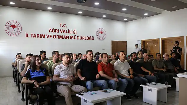 Ağrı İl Tarım Müdürlüğü personeline narkotik, dolandırıcılık ve acil durum eğitimleri verildi