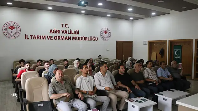 Ağrı il tarım ve orman müdürlüğü personeline bağımlılıkla mücadele eğitimi