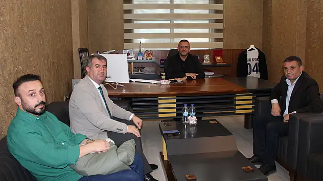 Ağrı Kültür ve Turizm İl Müdürü Altun'dan Çalışan Gazeteciler Cemiyetine ziyaret