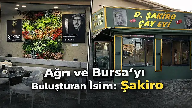 Ağrı'nın Şakiro'su Bursa'da çay evine ilham oldu