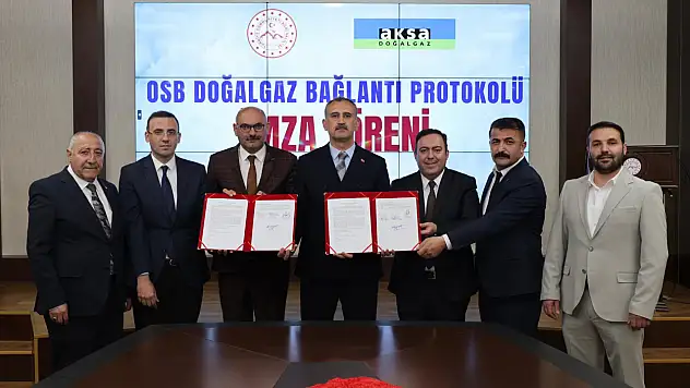 Ağrı OSB'ye doğalgaz müjdesi: Bağlantı protokolü imzalandı