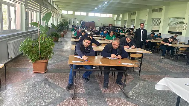 Ağrı Şeker Fabrikası'nda görevde yükselme sınavı gerçekleştirildi