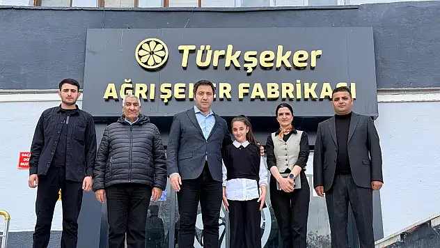 Ağrı Şeker Fabrikasını bugün Dilara yönetti