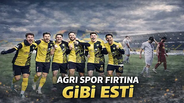 Penaltı, Kırmızı Kart ve Goller… Ağrı 1970 Spor Evinde Gövde Gösterisi Yaptı: 4-1