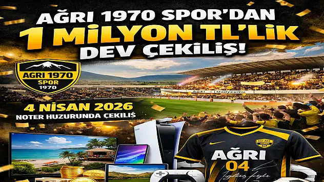 Ağrı Spor Kulübü'nden Ağrılılar Günü'ne özel büyük çekiliş