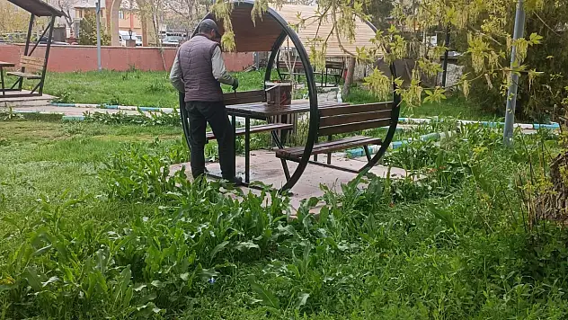Ağrı Taşlıçay'da parklar daha modern hale getiriliyor