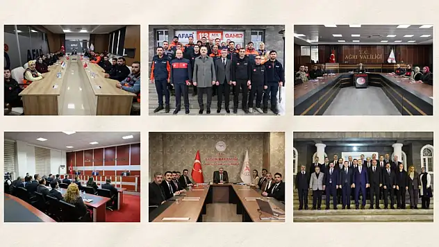 Ağrı Valisi Bozkurt, il müdürlerinden brifing aldı