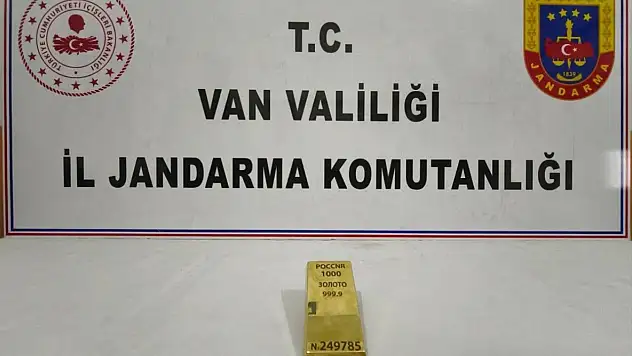 Ağrı ve Van jandarması kaçak altını birlikte yakaladı