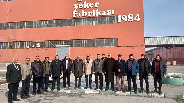 Ağrı Ziraat Odası ve Şeker Fabrikası yönetimi bir araya geldi