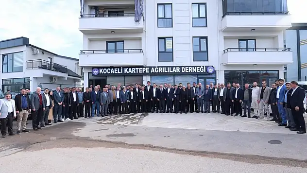 Ağrılılar Derneği Başkan Büyükakın'ı ağırladı