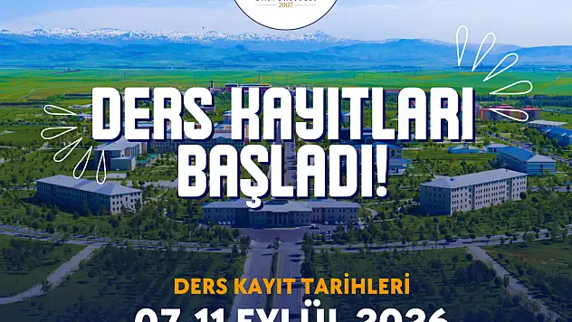 AİÇÜ'de ders kayıtları başladı