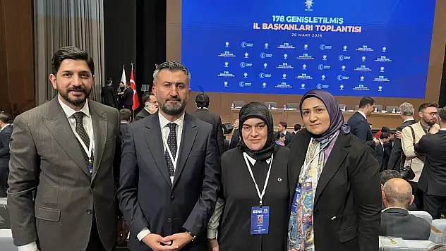 AK Parti Ağrı ekibi Ankara'da