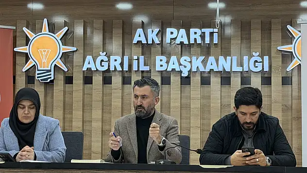 AK Parti Ağrı İl Başkanı İlhami Yıldız 'Türkiye Güçlü Liderlikle Yoluna Devam Ediyor'