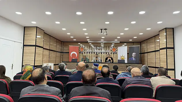 AK Parti Ağrı teşkilatı haftalık toplantısını gerçekleştirdi