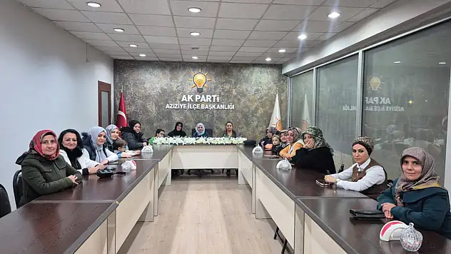 AK Parti Aziziye Kadın Kolları Toplantısı Yapıldı