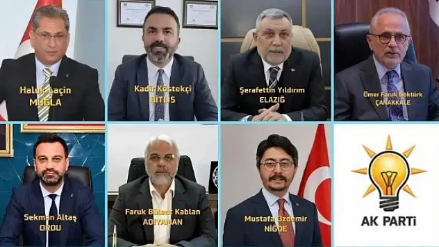 AK Parti'de Bitlis Dahil 8 İlde Görev Değişikliğin sebebi açıklandı. 'Çalışmalar istenilen düzeyin altında kalmıştır. '