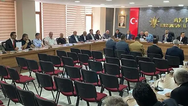 AK Parti Erzurum Grup Toplantısı Gerçekleştirildi