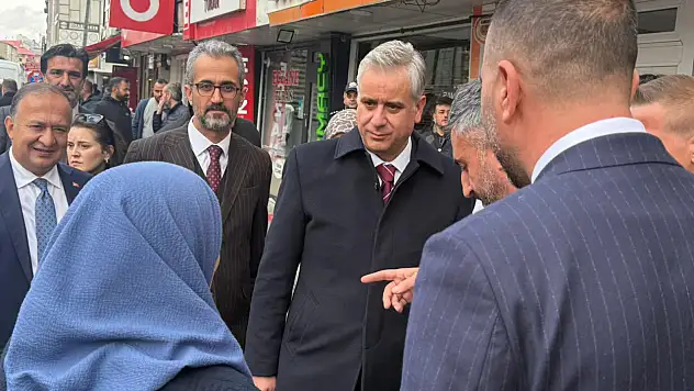 AK Parti Genel Başkan Yardımcısı Yalçın, Ağrı'da esnafın nabzını tuttu