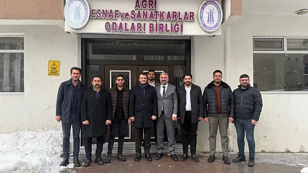 AK Parti heyetinden Başkan Hatunoğlu'na tebrik ziyareti