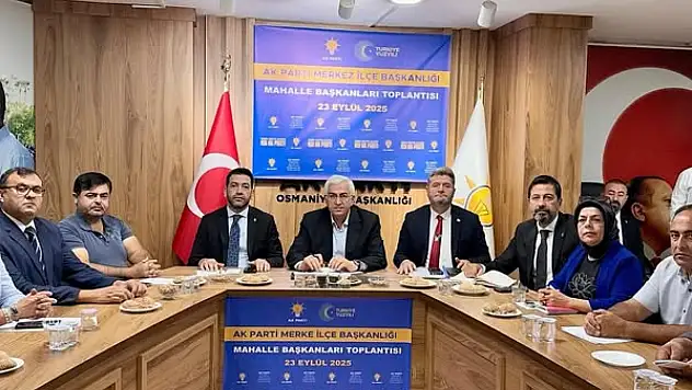 AK Parti Osmaniye İl Teşkilatı Mahalle Başkanlarıyla Bir Araya Geldi