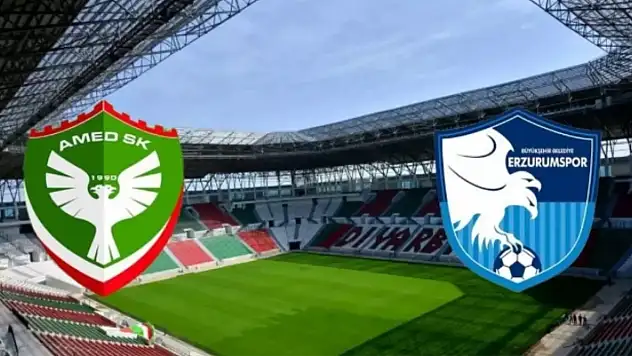 Amedspor-Erzurumspor maçı hangi kanalda, saat kaçta? Amedspor-Erzurumspor maçı ne zaman?