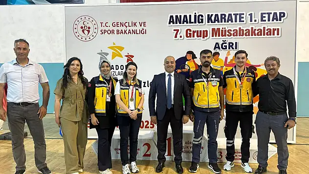 ANALİG karate müsabakalarında sağlık ekiplerinin kritik desteği Ağrı'da öne çıktı