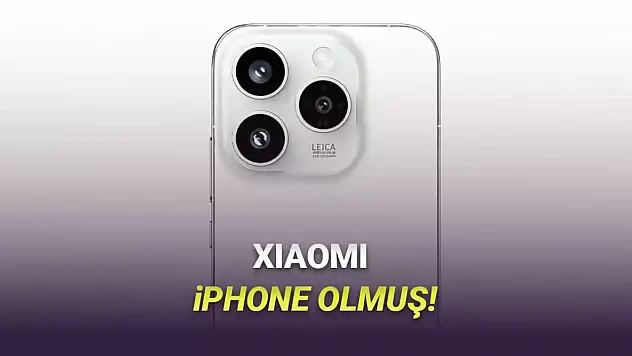 Apple rüzgarları Xiaomi semalarında: Xiaomi 18 tasarımı 'Ben iPhone'um' diyor!