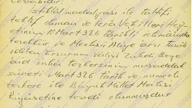 Arşiv belgeleri Zühtü Bey'in unutulmaz hizmetlerini gün yüzüne çıkardı, Erzurum'un tarihi yeniden canlanıyor!