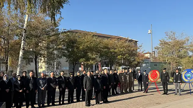 Atatürk, Taşlıçay'da vefatının 87. yılında saygıyla anıldı