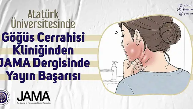 Atatürk Üniversitesi Göğüs Cerrahisi Kliniği'nden Jama Dergisinde Önemli Yayın