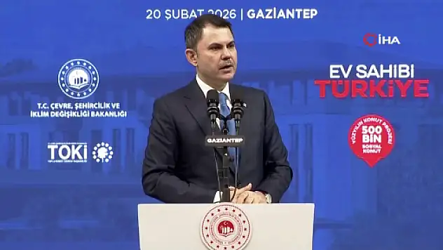 Bakan Kurum'un 'laf değil eser' çıkışı gündem oldu