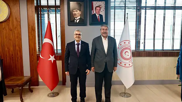 Başkan Taşkın'dan Bingöl Valisi Dr. Cahit Çelik'e ziyaret