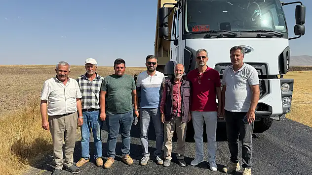Başkan Yıldız, Eskiharman'daki asfalt çalışmalarını inceledi
