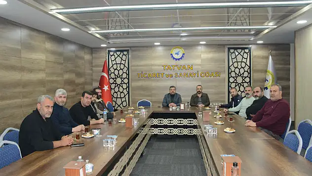 BİGİAD Bitlis Şubesi'nden Tatvan TSO'ya Ziyaret