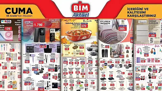 BİM – 'Teknolojiyle Moda Çarpışıyor: 4K TV'den Nokia Nostaljisine, Termal Tayttan Ev Aletlerine Kadar Bir Patlama!'